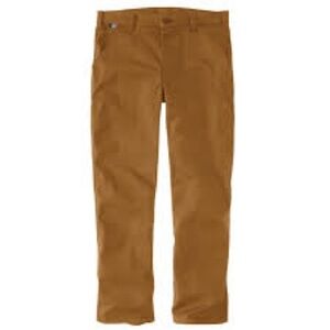 Carhartt  Dungaree Fit men's brown work pants.